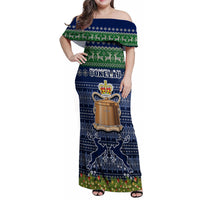 personalised-tokelau-christmas-family-matching-off-shoulder-maxi-dress-and-hawaiian-shirt-coat-of-arms-and-map-beautiful-merry-xmas-snowflake