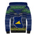 personalised-tokelau-christmas-sherpa-hoodie-coat-of-arms-and-map-beautiful-merry-xmas-snowflake