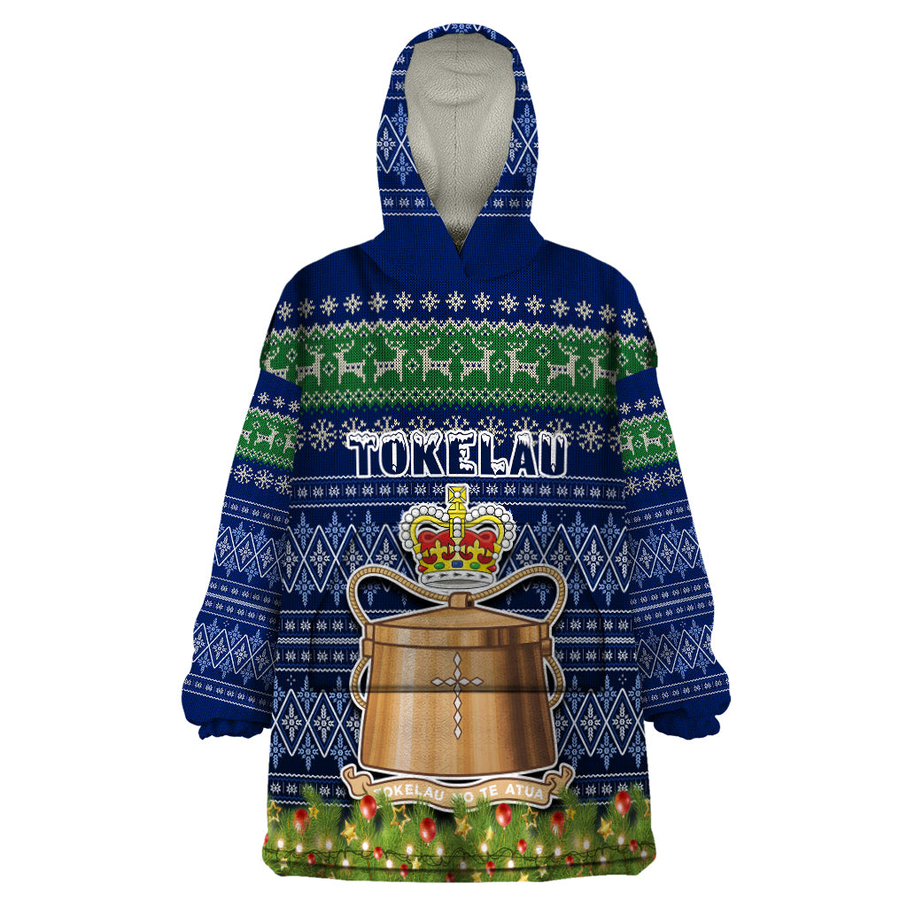 personalised-tokelau-christmas-wearable-blanket-hoodie-coat-of-arms-and-map-beautiful-merry-xmas-snowflake