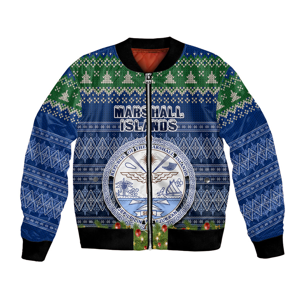 marshall-islands-christmas-bomber-jacket-coat-of-arms-and-map-beautiful-merry-xmas-snowflake