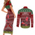 wallis-and-futuna-christmas-couples-matching-short-sleeve-bodycon-dress-and-long-sleeve-button-shirts-coat-of-arms-and-map-beautiful-merry-xmas-snowflake