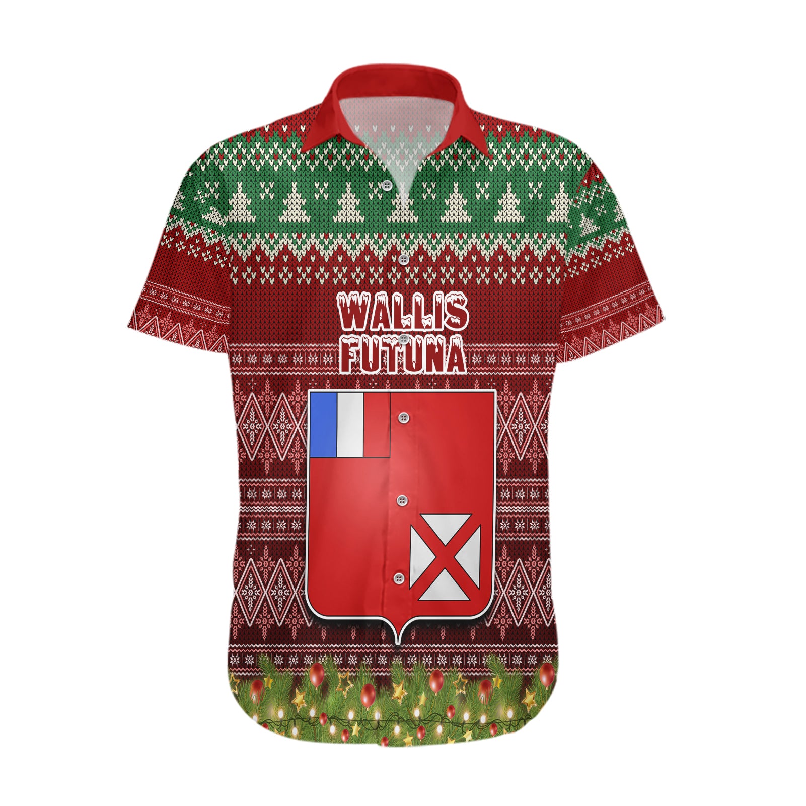 wallis-and-futuna-christmas-hawaiian-shirt-coat-of-arms-and-map-beautiful-merry-xmas-snowflake