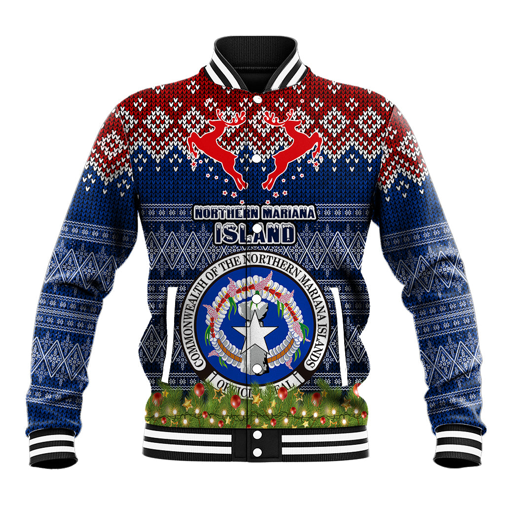 northern-mariana-islands-christmas-baseball-jacket-coat-of-arms-and-map-beautiful-merry-xmas-snowflake