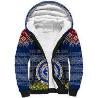 northern-mariana-islands-christmas-sherpa-hoodie-coat-of-arms-and-map-beautiful-merry-xmas-snowflake