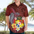 Tonga Humpback Whale Hawaiian Shirt National Seal with Hibiscus and Polynesian Tattoo