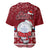 Palau Christmas Baseball Jersey Snowman and Palau Coat of Arms Maori Tribal Xmas Style LT03 - Polynesian Pride