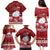 Palau Christmas Family Matching Puletasi Dress and Hawaiian Shirt Snowman and Palau Coat of Arms Maori Tribal Xmas Style LT03 - Polynesian Pride