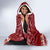 Palau Christmas Hooded Blanket Snowman and Palau Coat of Arms Maori Tribal Xmas Style LT03 - Polynesian Pride