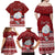 Personalised Palau Christmas Family Matching Off Shoulder Maxi Dress and Hawaiian Shirt Snowman and Palau Coat of Arms Maori Tribal Xmas Style LT03 - Polynesian Pride