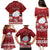 Personalised Palau Christmas Family Matching Puletasi Dress and Hawaiian Shirt Snowman and Palau Coat of Arms Maori Tribal Xmas Style LT03 - Polynesian Pride