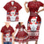 Personalised Palau Christmas Family Matching Short Sleeve Bodycon Dress and Hawaiian Shirt Snowman and Palau Coat of Arms Maori Tribal Xmas Style LT03 - Polynesian Pride