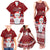 Personalised Palau Christmas Family Matching Tank Maxi Dress and Hawaiian Shirt Snowman and Palau Coat of Arms Maori Tribal Xmas Style LT03 - Polynesian Pride