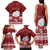 Personalised Palau Christmas Family Matching Tank Maxi Dress and Hawaiian Shirt Snowman and Palau Coat of Arms Maori Tribal Xmas Style LT03 - Polynesian Pride