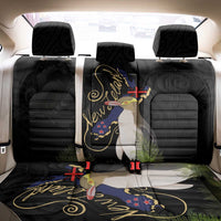 New Zealand Hoiho Back Car Seat Cover Maori Art Tattoo and Silver Fern