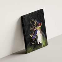 New Zealand Hoiho Canvas Wall Art Maori Art Tattoo and Silver Fern LT03 - Polynesian Pride