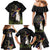 New Zealand Hoiho Family Matching Mermaid Dress and Hawaiian Shirt Maori Art Tattoo and Silver Fern