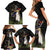 New Zealand Hoiho Family Matching Short Sleeve Bodycon Dress and Hawaiian Shirt Maori Art Tattoo and Silver Fern