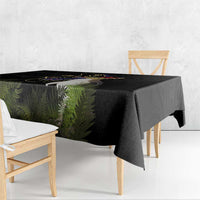 New Zealand Hoiho Tablecloth Maori Art Tattoo and Silver Fern LT03 - Polynesian Pride