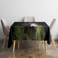 New Zealand Hoiho Tablecloth Maori Art Tattoo and Silver Fern LT03 - Polynesian Pride
