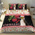 New Zealand Merry Christmas Bedding Set Hoiho Xmas - Haka Dance and Pohutukawa