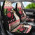 New Zealand Merry Christmas Car Seat Cover Hoiho Xmas - Haka Dance and Pohutukawa