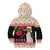 New Zealand Merry Christmas Kid Hoodie Hoiho Xmas - Haka Dance and Pohutukawa