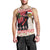 New Zealand Merry Christmas Men Tank Top Hoiho Xmas - Haka Dance and Pohutukawa