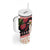 New Zealand Merry Christmas Tumbler With Handle Hoiho Xmas - Haka Dance and Pohutukawa