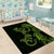 New Zealand Gecko Maori Art Tattoo Area Rug