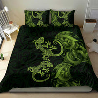 New Zealand Gecko Maori Art Tattoo Bedding Set