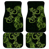 New Zealand Gecko Maori Art Tattoo Car Mats LT03 - Polynesian Pride