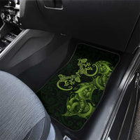 New Zealand Gecko Maori Art Tattoo Car Mats LT03 - Polynesian Pride