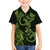 New Zealand Gecko Maori Art Tattoo Family Matching Off Shoulder Short Dress and Hawaiian Shirt
