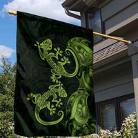 New Zealand Gecko Maori Art Tattoo Garden Flag LT03 - Polynesian Pride