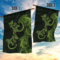 New Zealand Gecko Maori Art Tattoo Garden Flag LT03 - Polynesian Pride