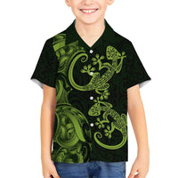 New Zealand Gecko Maori Art Tattoo Hawaiian Shirt LT03 - Polynesian Pride