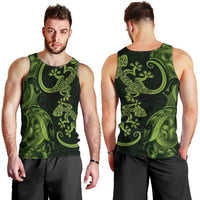 New Zealand Gecko Maori Art Tattoo Men Tank Top LT03 - Polynesian Pride