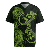 New Zealand Gecko Maori Art Tattoo Rugby Jersey