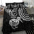 New Zealand Bedding Set Stylized Kiwi Bird Tattoo Mix Koru Circle and Maori Ethnic Vibe LT03 - Polynesian Pride