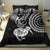 New Zealand Bedding Set Stylized Kiwi Bird Tattoo Mix Koru Circle and Maori Ethnic Vibe LT03 - Polynesian Pride