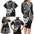 New Zealand Family Matching Long Sleeve Bodycon Dress and Hawaiian Shirt Stylized Kiwi Bird Tattoo Mix Koru Circle and Maori Ethnic Vibe LT03 - Polynesian Pride