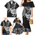 New Zealand Family Matching Mermaid Dress and Hawaiian Shirt Stylized Kiwi Bird Tattoo Mix Koru Circle and Maori Ethnic Vibe LT03 - Polynesian Pride