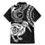 New Zealand Family Matching Mermaid Dress and Hawaiian Shirt Stylized Kiwi Bird Tattoo Mix Koru Circle and Maori Ethnic Vibe LT03 - Polynesian Pride