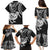 New Zealand Family Matching Puletasi Dress and Hawaiian Shirt Stylized Kiwi Bird Tattoo Mix Koru Circle and Maori Ethnic Vibe LT03 - Polynesian Pride