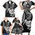 New Zealand Family Matching Short Sleeve Bodycon Dress and Hawaiian Shirt Stylized Kiwi Bird Tattoo Mix Koru Circle and Maori Ethnic Vibe LT03 - Polynesian Pride