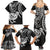 New Zealand Family Matching Summer Maxi Dress and Hawaiian Shirt Stylized Kiwi Bird Tattoo Mix Koru Circle and Maori Ethnic Vibe LT03 - Polynesian Pride