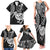 New Zealand Family Matching Tank Maxi Dress and Hawaiian Shirt Stylized Kiwi Bird Tattoo Mix Koru Circle and Maori Ethnic Vibe LT03 - Polynesian Pride