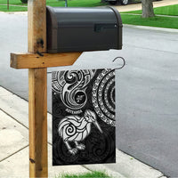 New Zealand Garden Flag Stylized Kiwi Bird Tattoo Mix Koru Circle and Maori Ethnic Vibe LT03 - Polynesian Pride