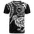 New Zealand T Shirt Stylized Kiwi Bird Tattoo Mix Koru Circle and Maori Ethnic Vibe LT03 Black - Polynesian Pride