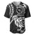 Personalised New Zealand Baseball Jersey Stylized Kiwi Bird Tattoo Mix Koru Circle and Maori Ethnic Vibe LT03 Black - Polynesian Pride